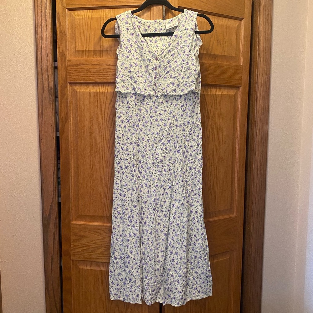 Vintage sleeveless dress 👗 90s style